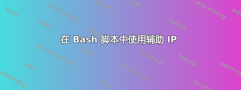 在 Bash 脚本中使用辅助 IP