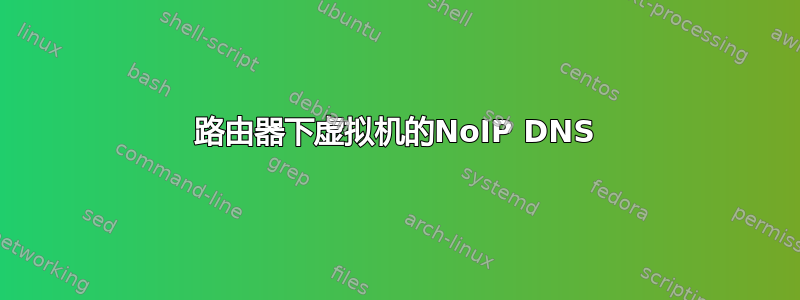 路由器下虚拟机的NoIP DNS