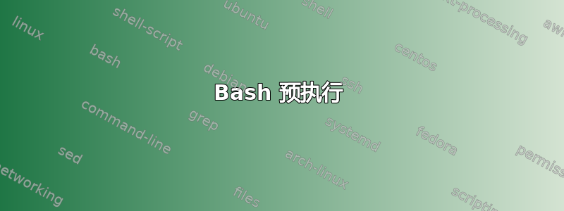 Bash 预执行