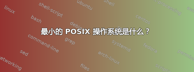 最小的 POSIX 操作系统是什么？