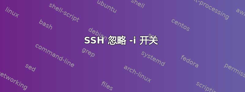 SSH 忽略 -i 开关