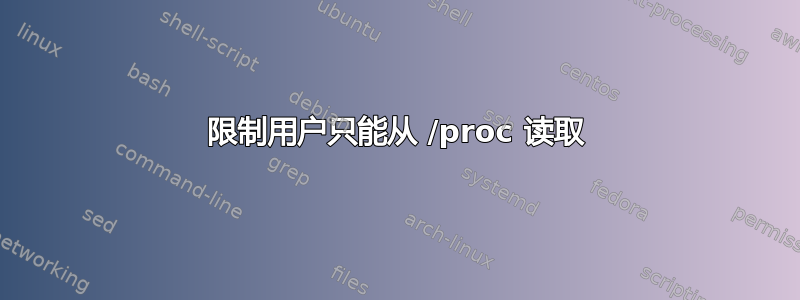 限制用户只能从 /proc 读取