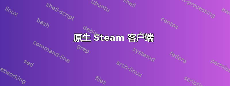 原生 Steam 客户端