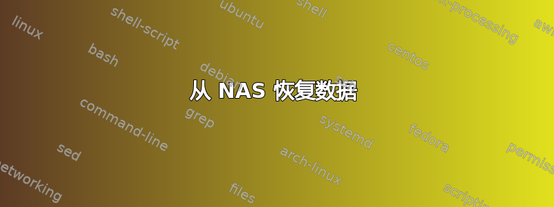 从 NAS 恢复数据