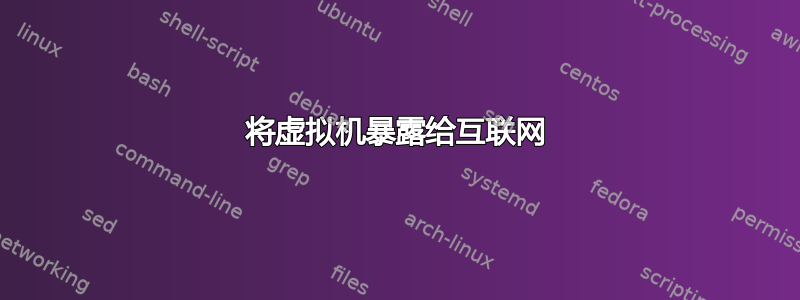 将虚拟机暴露给互联网