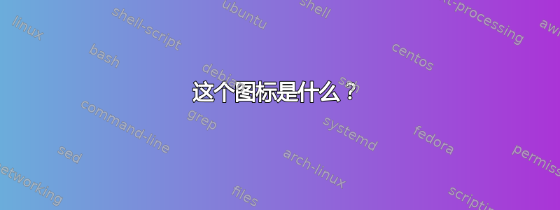 这个图标是什么？