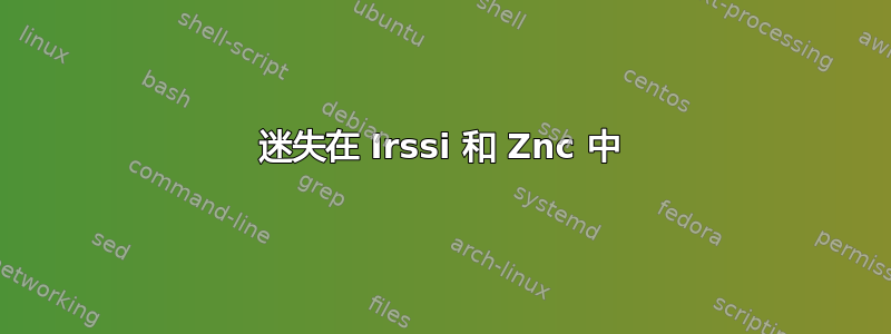 迷失在 Irssi 和 Znc 中