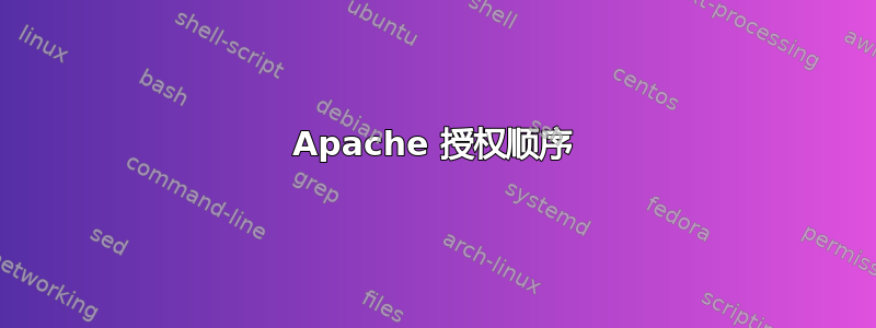 Apache 授权顺序