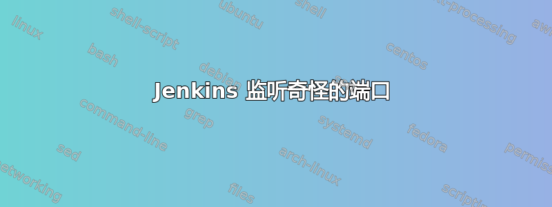 Jenkins 监听奇怪的端口