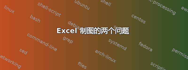 Excel 制图的两个问题