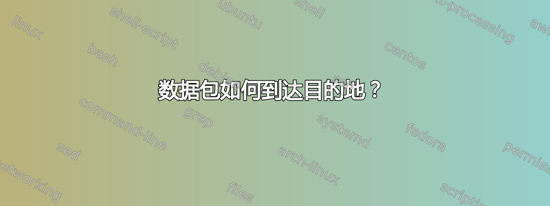 数据包如何到达目的地？