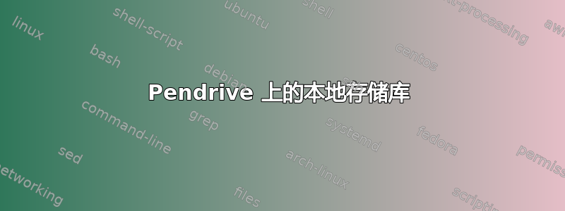 Pendrive 上的本地存储库