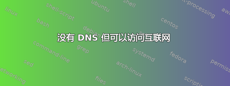 没有 DNS 但可以访问互联网