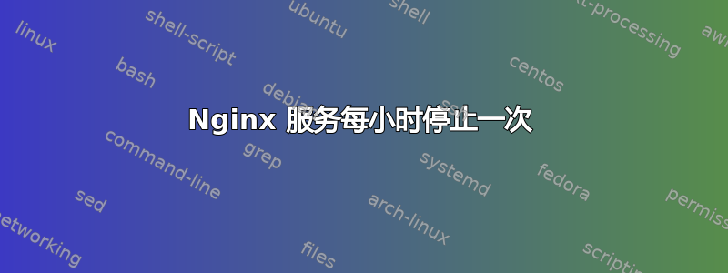 Nginx 服务每小时停止一次