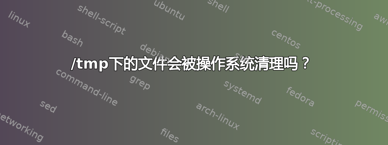 /tmp下的文件会被操作系统清理吗？