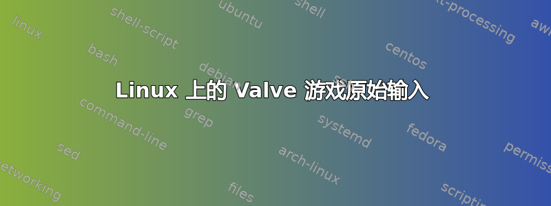 Linux 上的 Valve 游戏原始输入