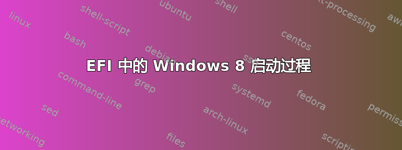 EFI 中的 Windows 8 启动过程