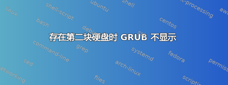 存在第二块硬盘时 GRUB 不显示