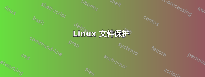 Linux 文件保护