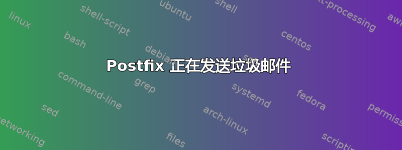 Postfix 正在发送垃圾邮件