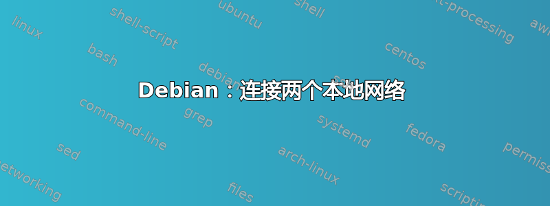 Debian：连接两个本地网络