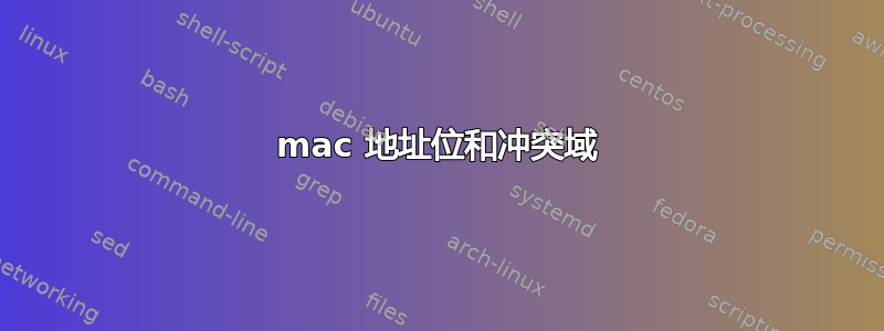 mac 地址位和冲突域