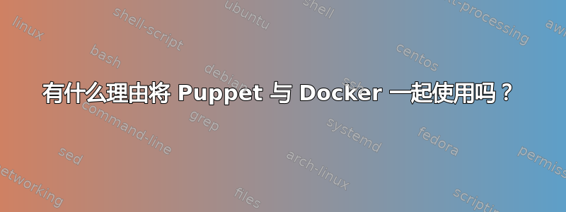 有什么理由将 Puppet 与 Docker 一起使用吗？