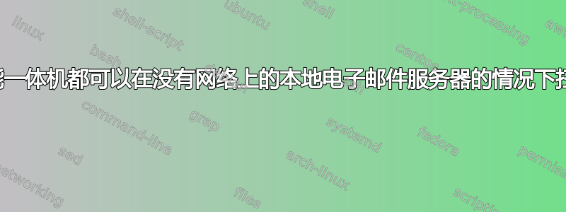 任何彩色激光多功能一体机都可以在没有网络上的本地电子邮件服务器的情况下扫描到电子邮件吗？ 