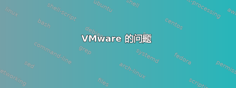 VMware 的问题