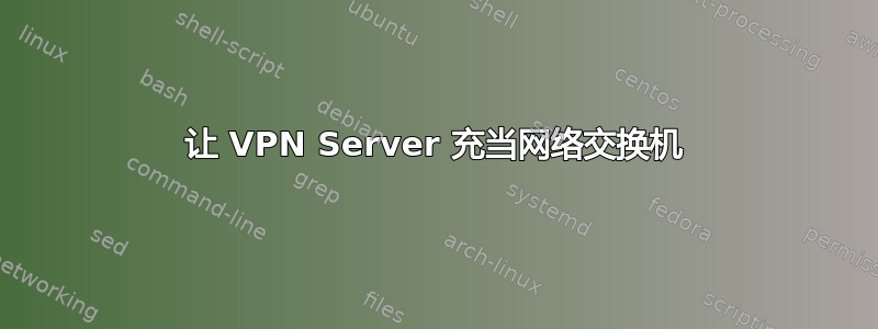 让 VPN Server 充当网络交换机