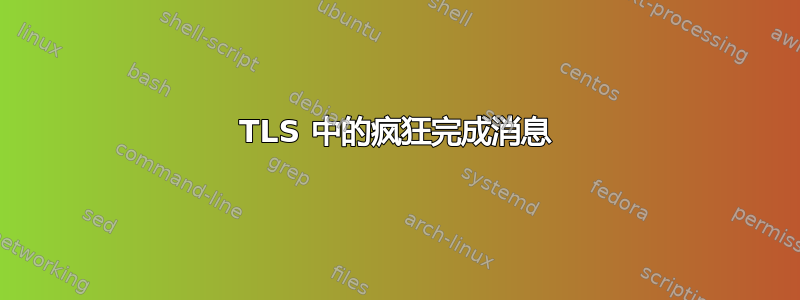 TLS 中的疯狂完成消息