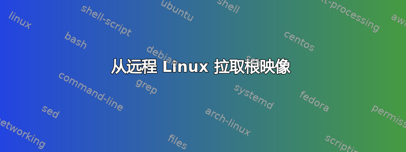 从远程 Linux 拉取根映像