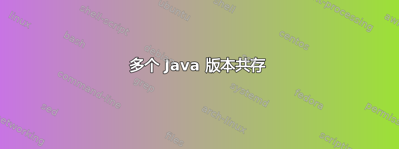 多个 Java 版本共存