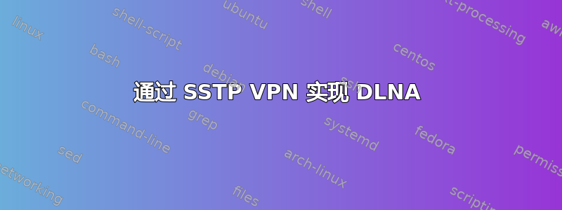 通过 SSTP VPN 实现 DLNA