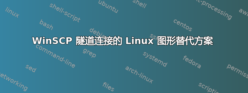 WinSCP 隧道连接的 Linux 图形替代方案