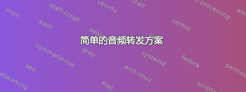 简单的音频转发方案