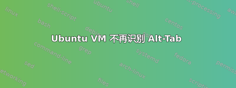 Ubuntu VM 不再识别 Alt-Tab