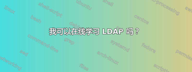 我可以在线学习 LDAP 吗？