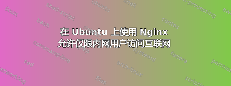 在 Ubuntu 上使用 Nginx 允许仅限内网用户访问互联网