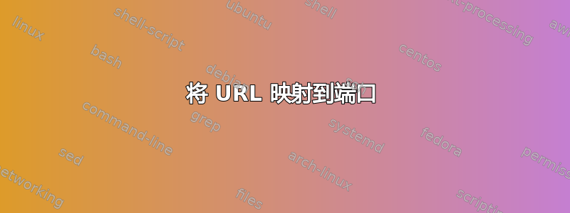 将 URL 映射到端口