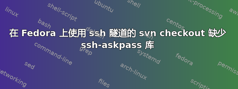 在 Fedora 上使用 ssh 隧道的 svn checkout 缺少 ssh-askpass 库