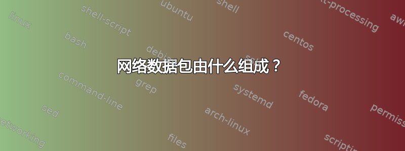 网络数据包由什么组成？