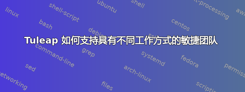 Tuleap 如何支持具有不同工作方式的敏捷团队