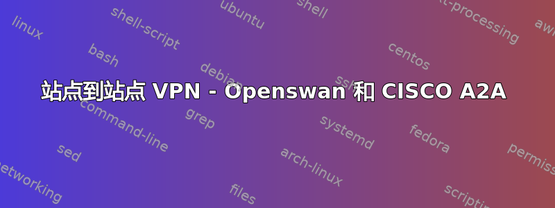 站点到站点 VPN - Openswan 和 CISCO A2A