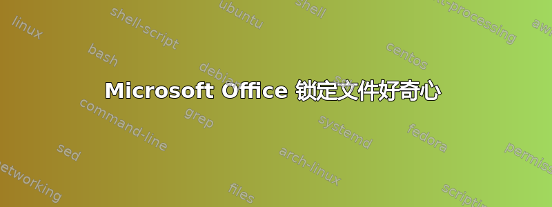 Microsoft Office 锁定文件好奇心