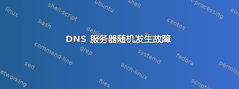 DNS 服务器随机发生故障