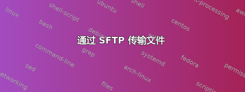 通过 SFTP 传输文件