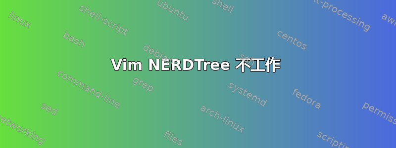 Vim NERDTree 不工作