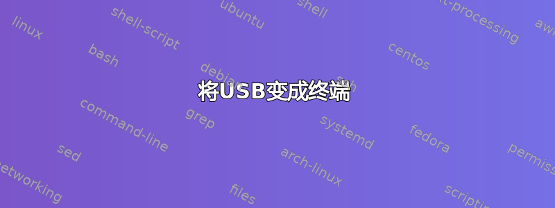 将USB变成终端