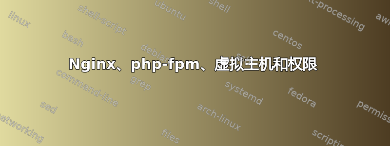 Nginx、php-fpm、虚拟主机和权限